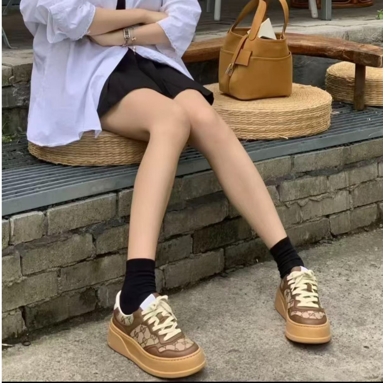 G饼干复古百搭经典款运动板鞋系带s