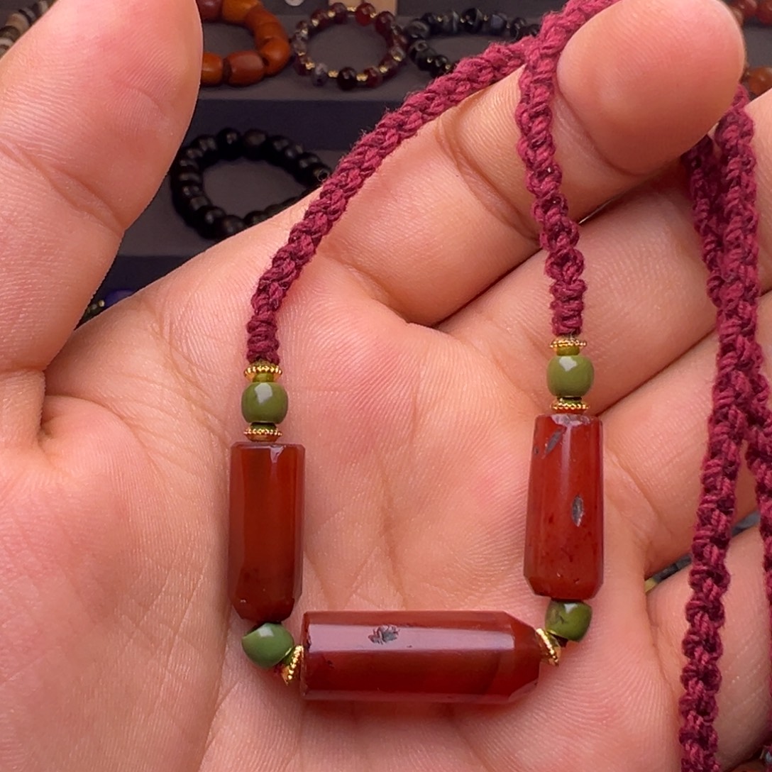 玛瑙/玉髓未镶嵌颈饰