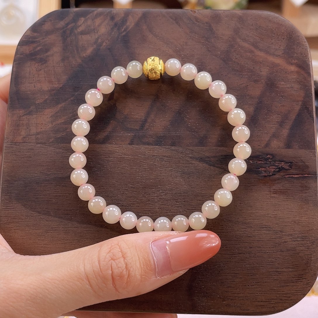 和田玉手串未镶嵌