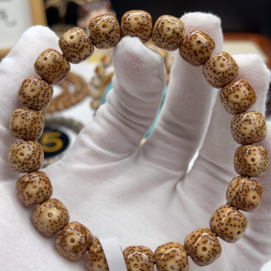 手串星月菩提超浓色泽11/10月正明朗满天星散星焦糖琥珀陈籽油王