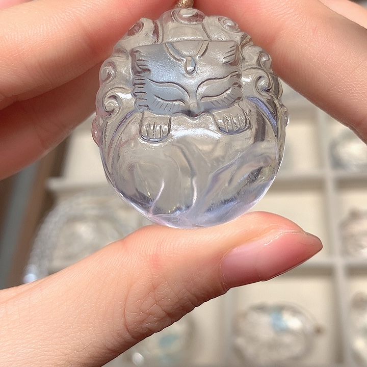 未镶嵌水晶吊坠(不含链)