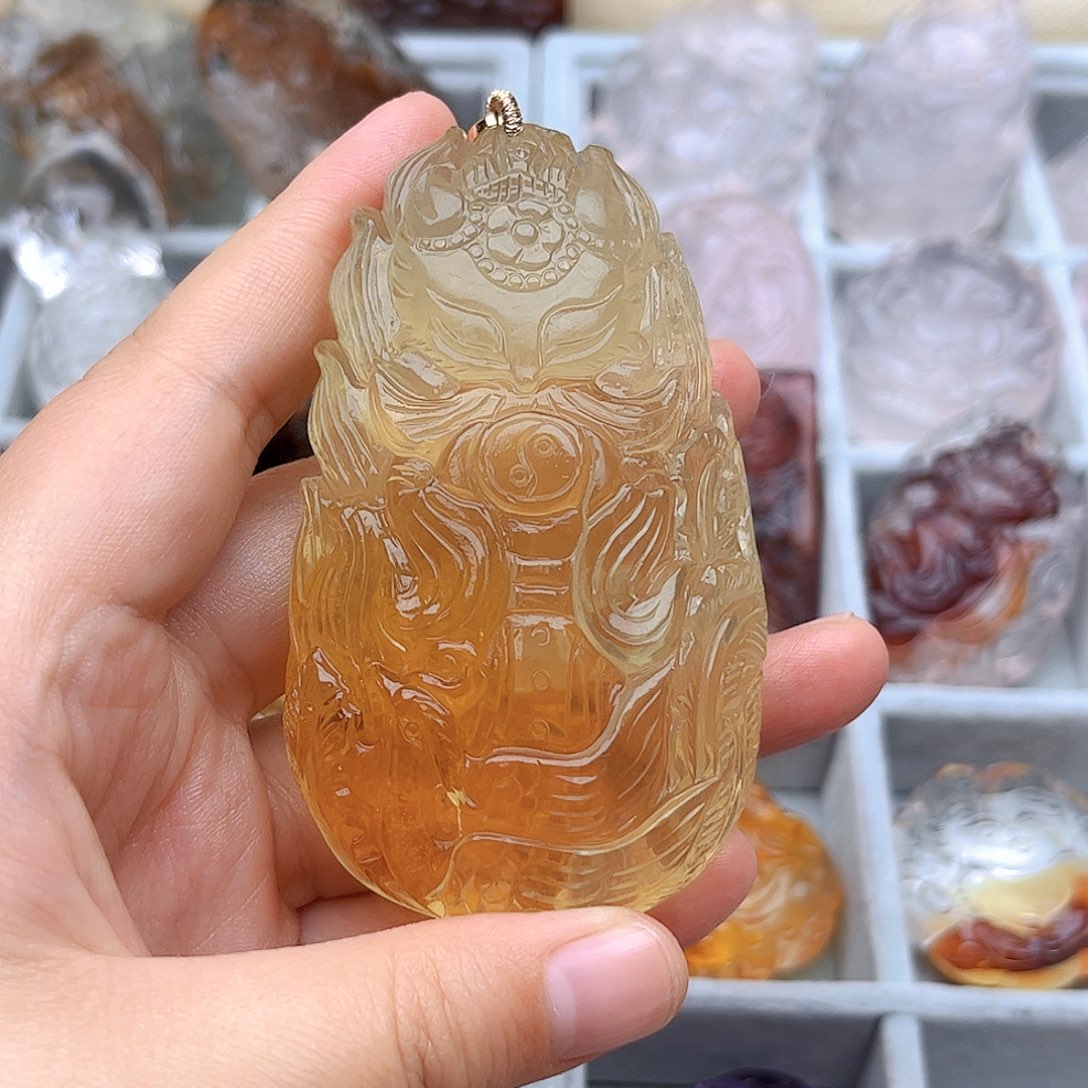 水晶吊坠(不含链)未镶嵌