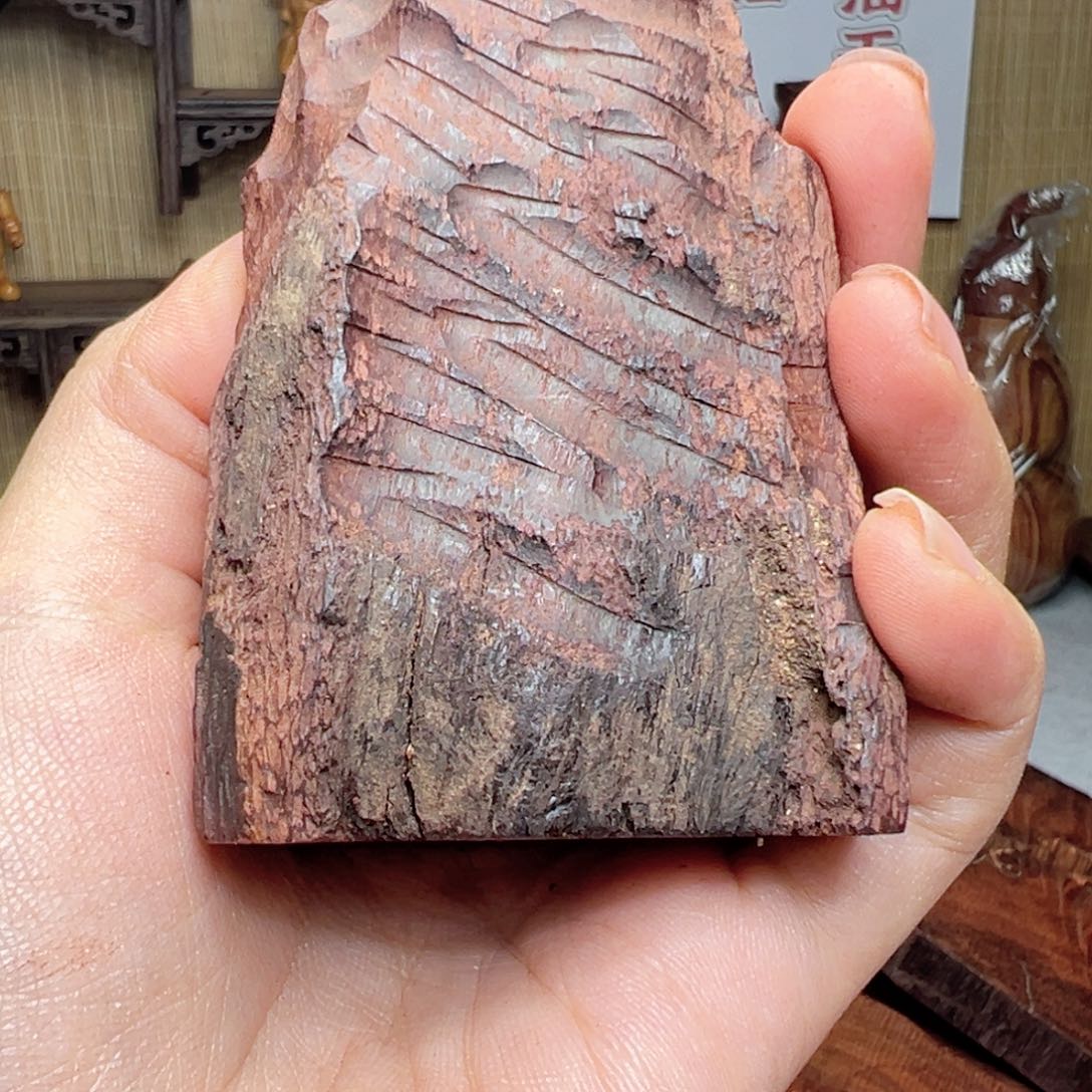 小叶紫檀把件毛料