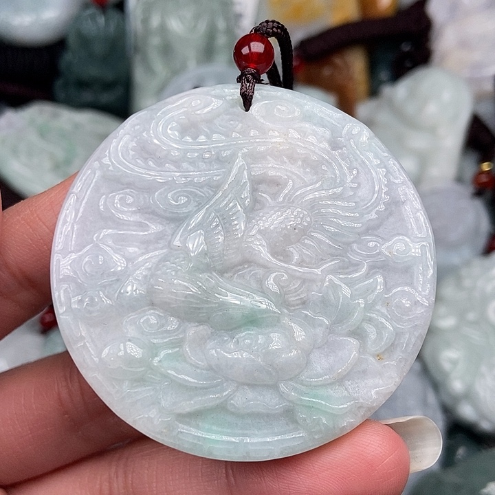 颈饰未镶嵌翡翠翡翠