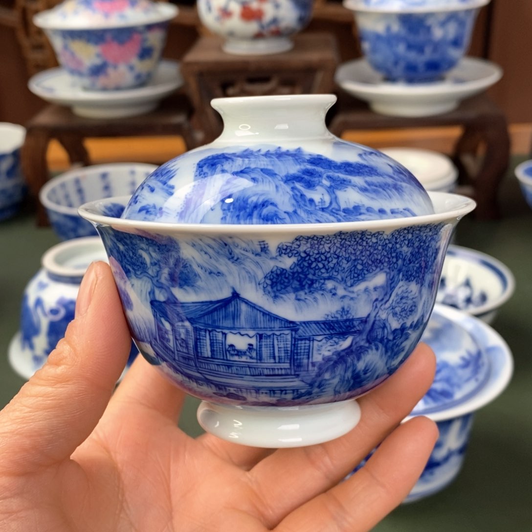 杯景德镇陶瓷手工手绘