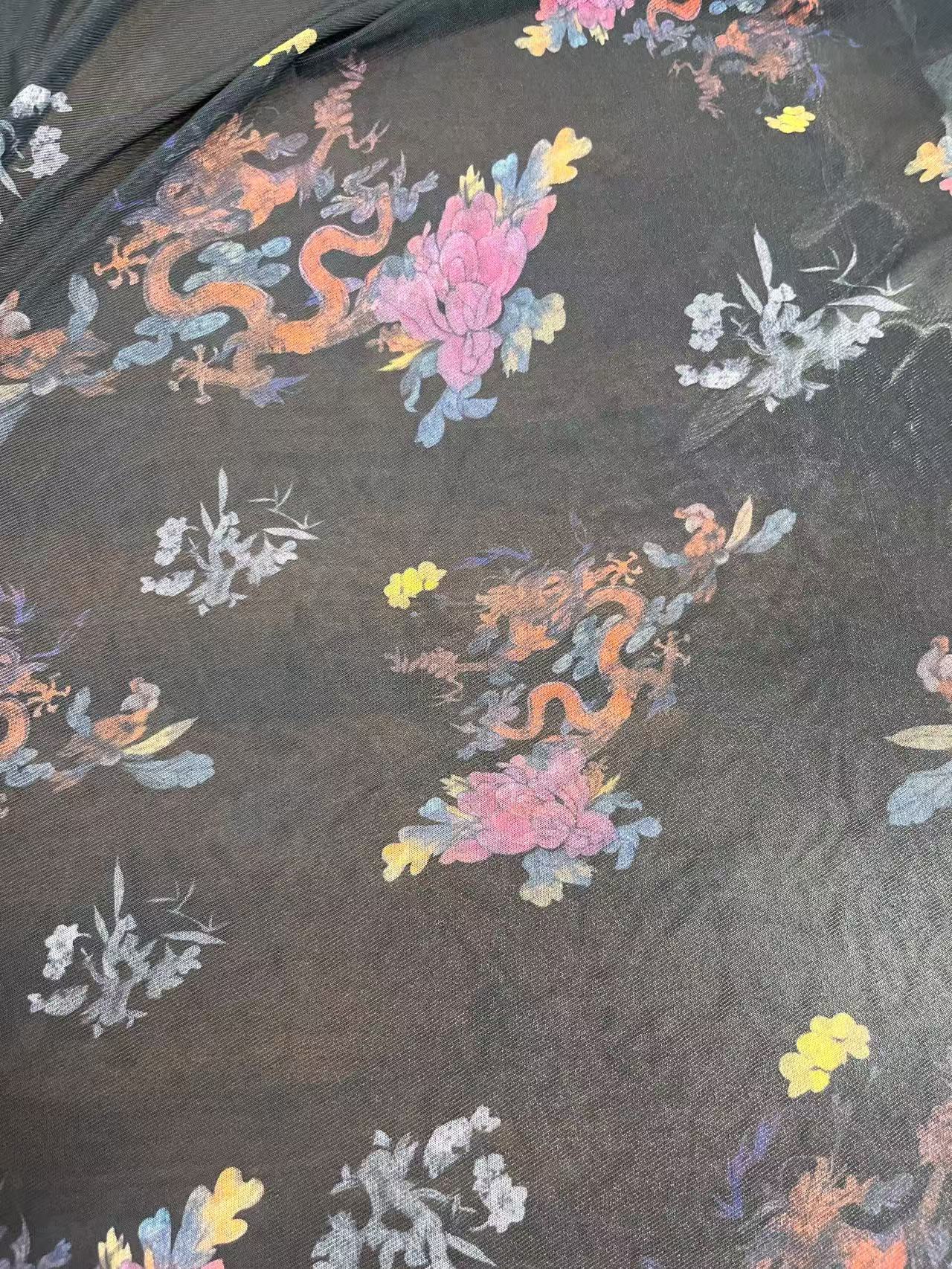 新款新中式蕾丝做衣服做裤子连衣裙旗袍面料