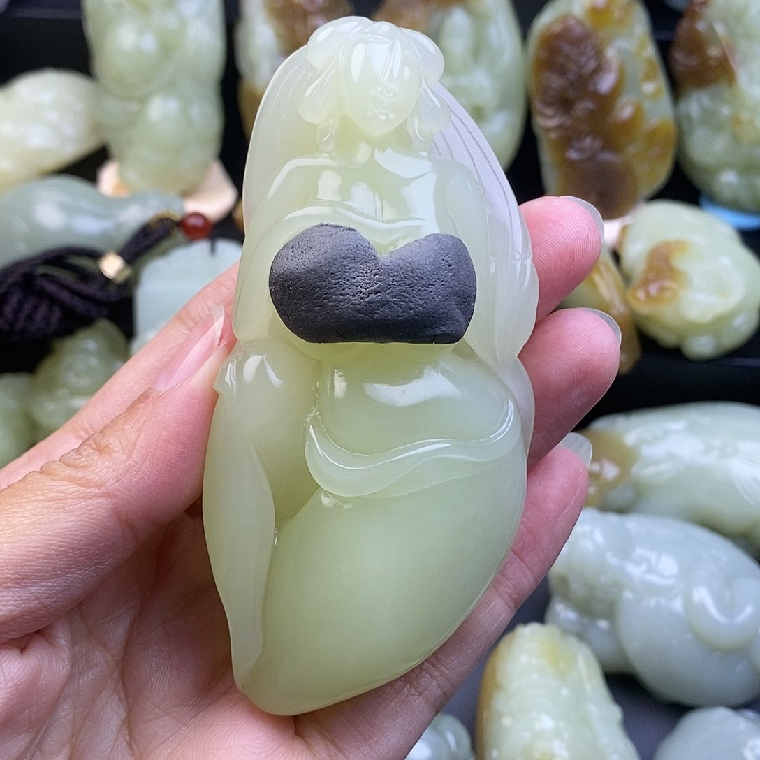 未镶嵌和田玉把件浙**科