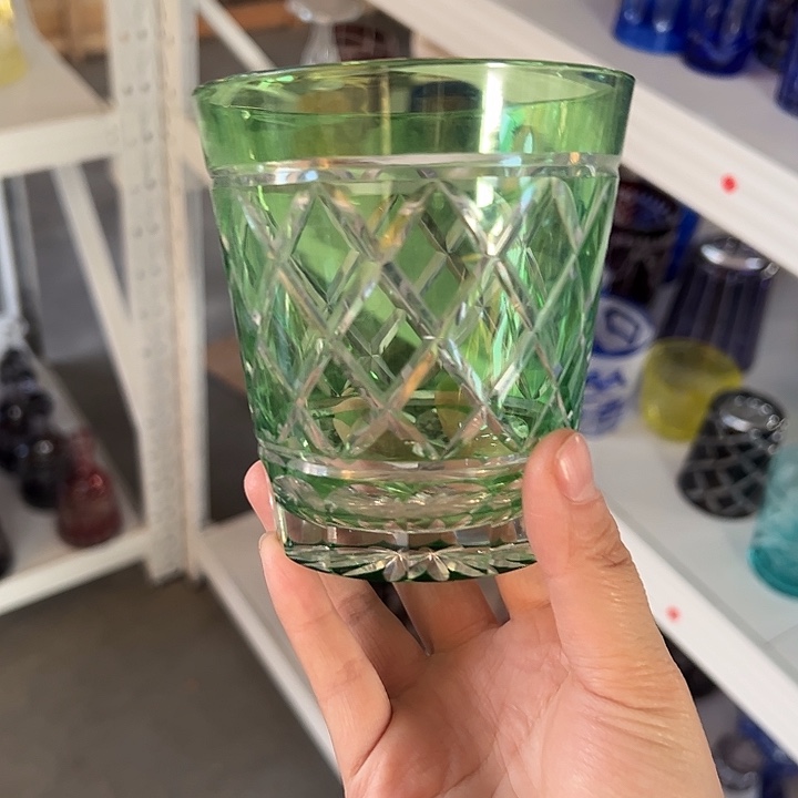 手柄款水晶玻璃微瑕一个