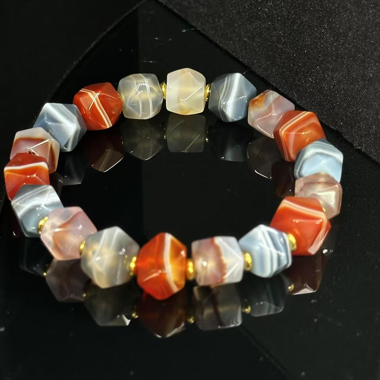 春日福利 时尚气质菱形多宝药师珠串珠 LG2573