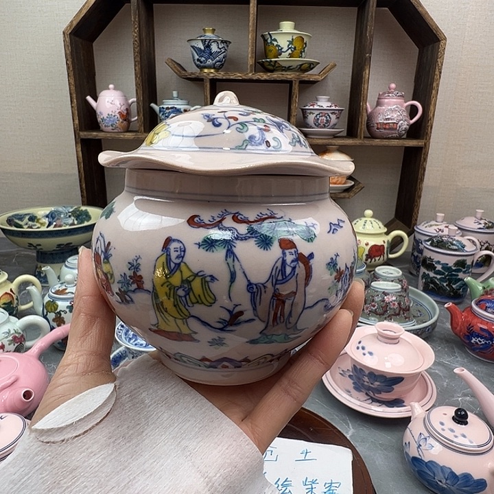 摆件陶景德镇陶瓷567老厂瓷91