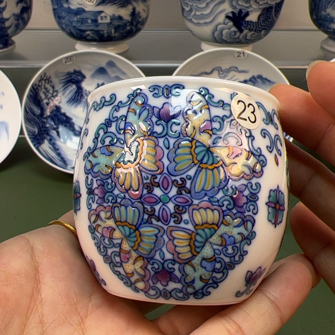 杯木木景德镇纯手绘茶具23