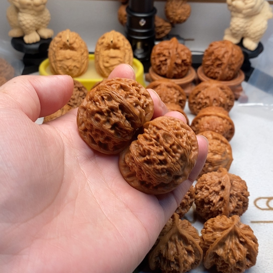 把件文玩核桃放漏43宫灯