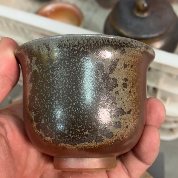 柴烧杯子宝瓶大放漏。
