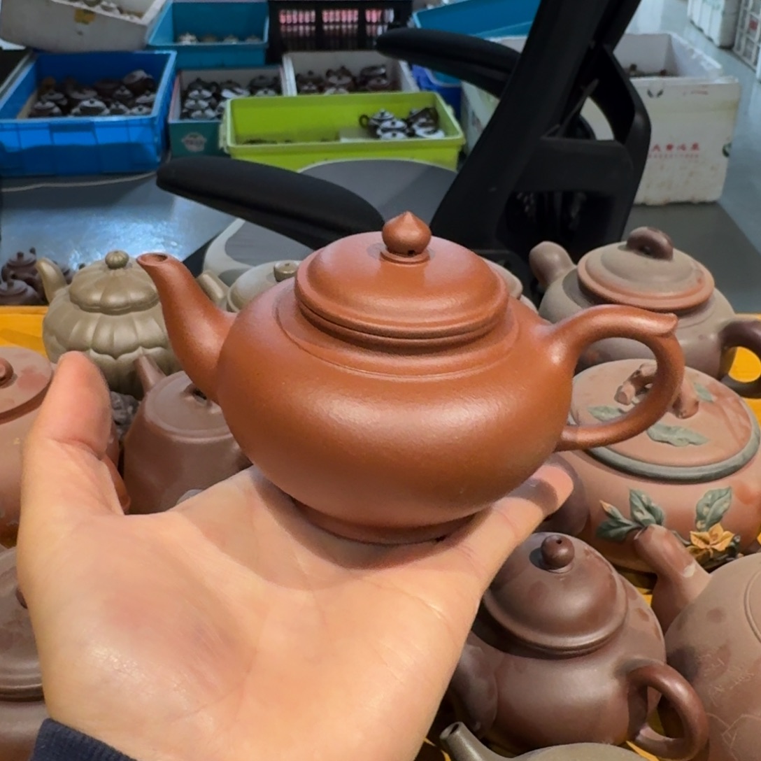 小***心紫砂茶壶原矿原石的制作方法