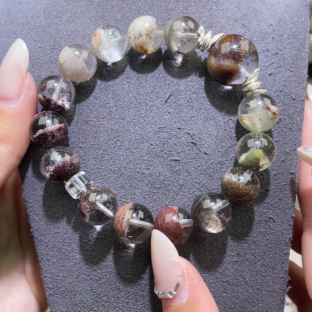 卓***曦水晶银S925镶嵌手链幽灵