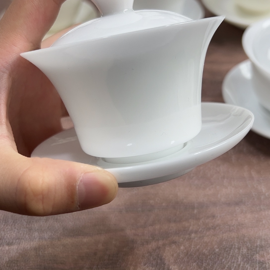 譕白德化白瓷茶具