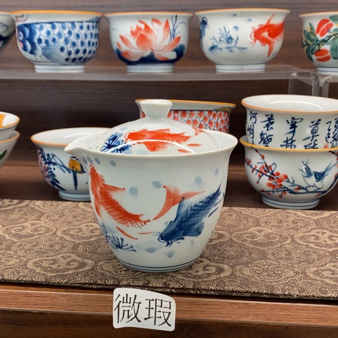 釉下彩手工绘制手工绘制