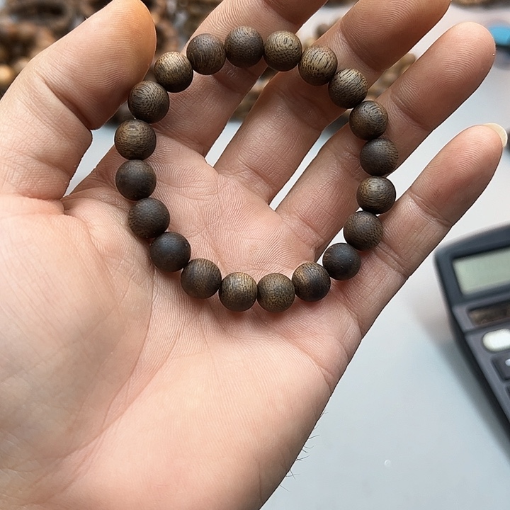 沉香枕沉香张勺子1.0mm圆珠单圈12克沉水多样性发一