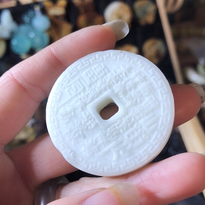 岫玉未镶嵌岫玉挂件