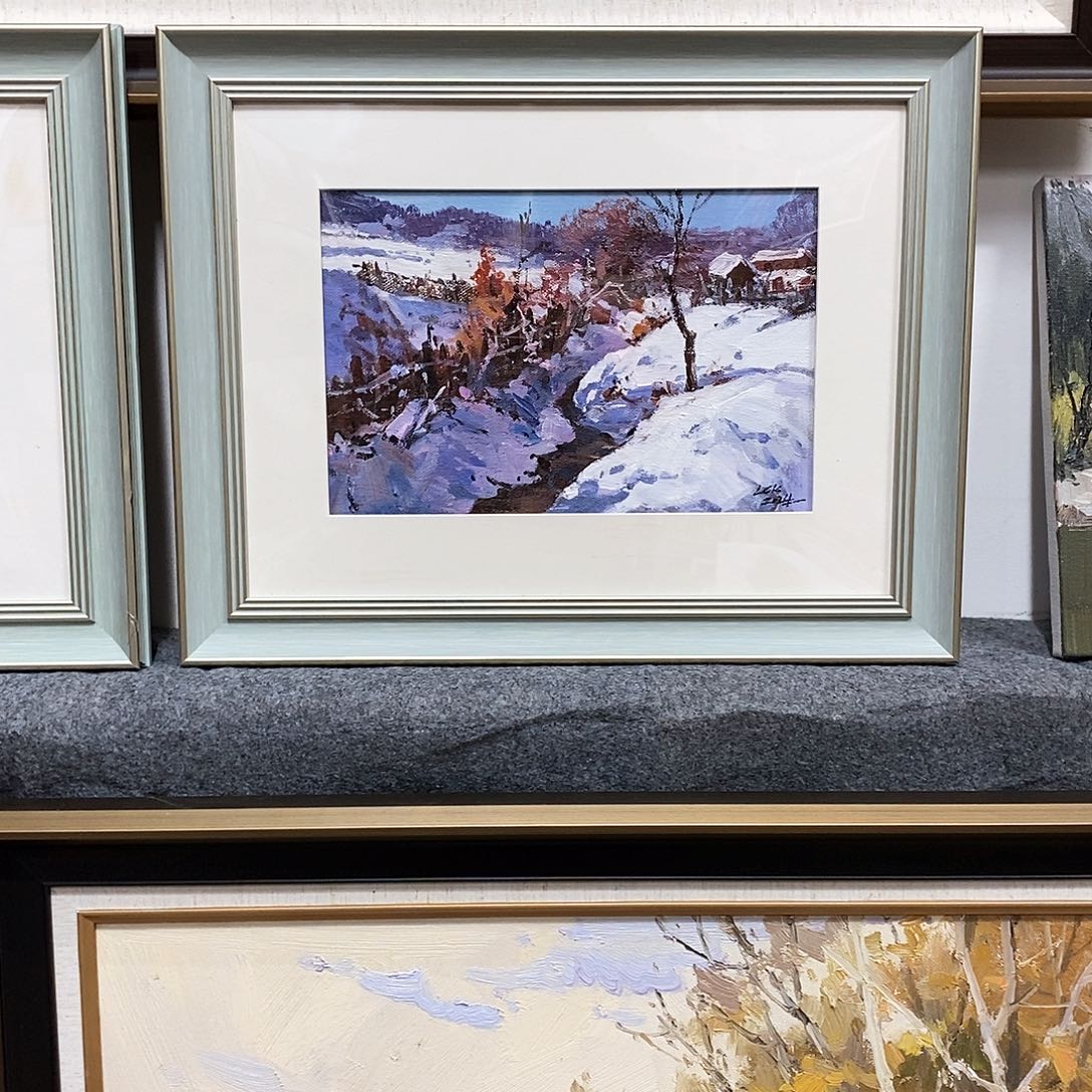 油画带外框外径尺寸47x 37 c m