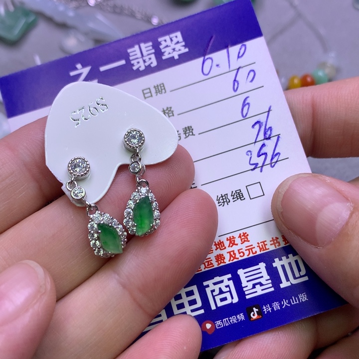 翡翠银S925镶嵌颈饰B****g