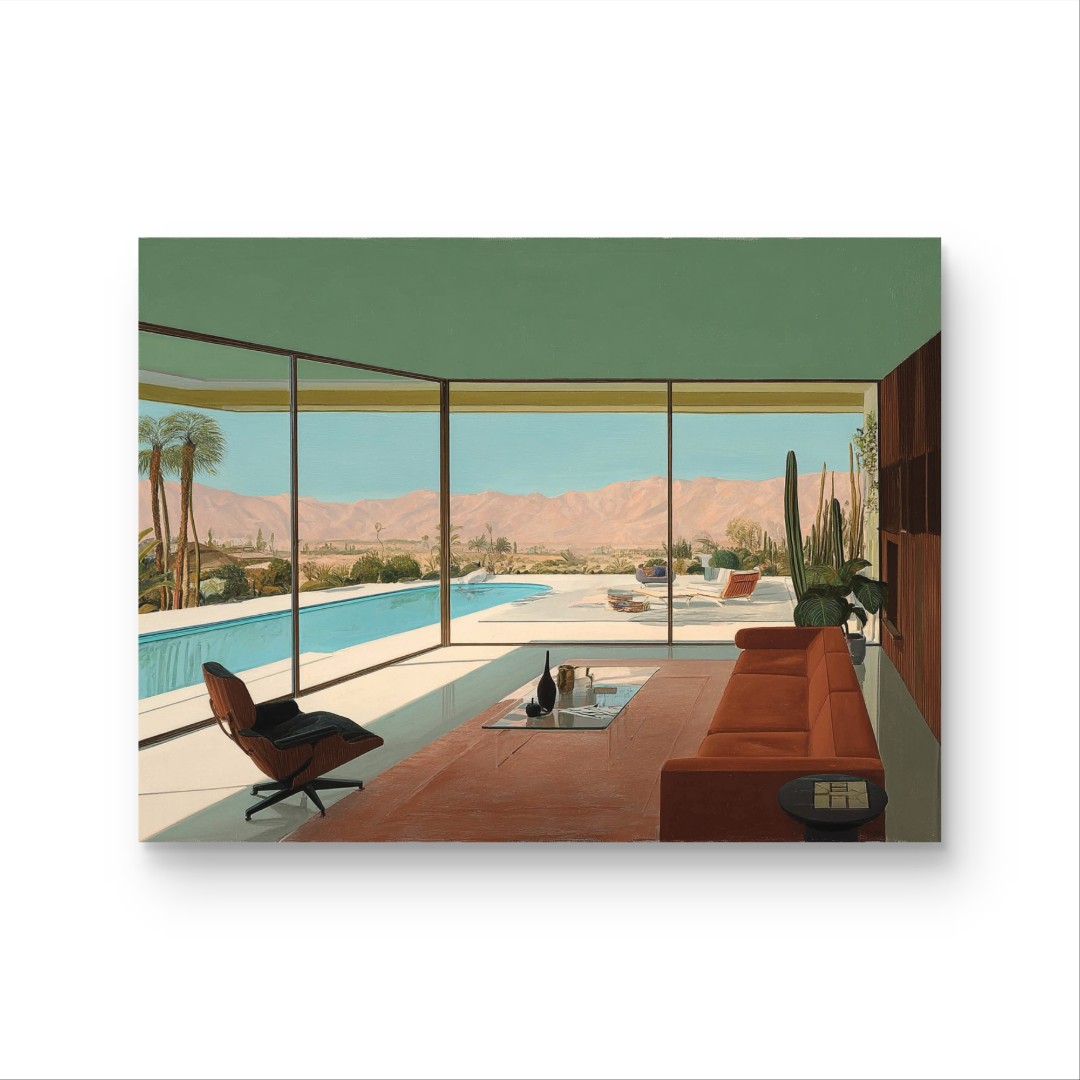 《山海入室》原创手绘画/90x120cm/中古风系列ZGF-196