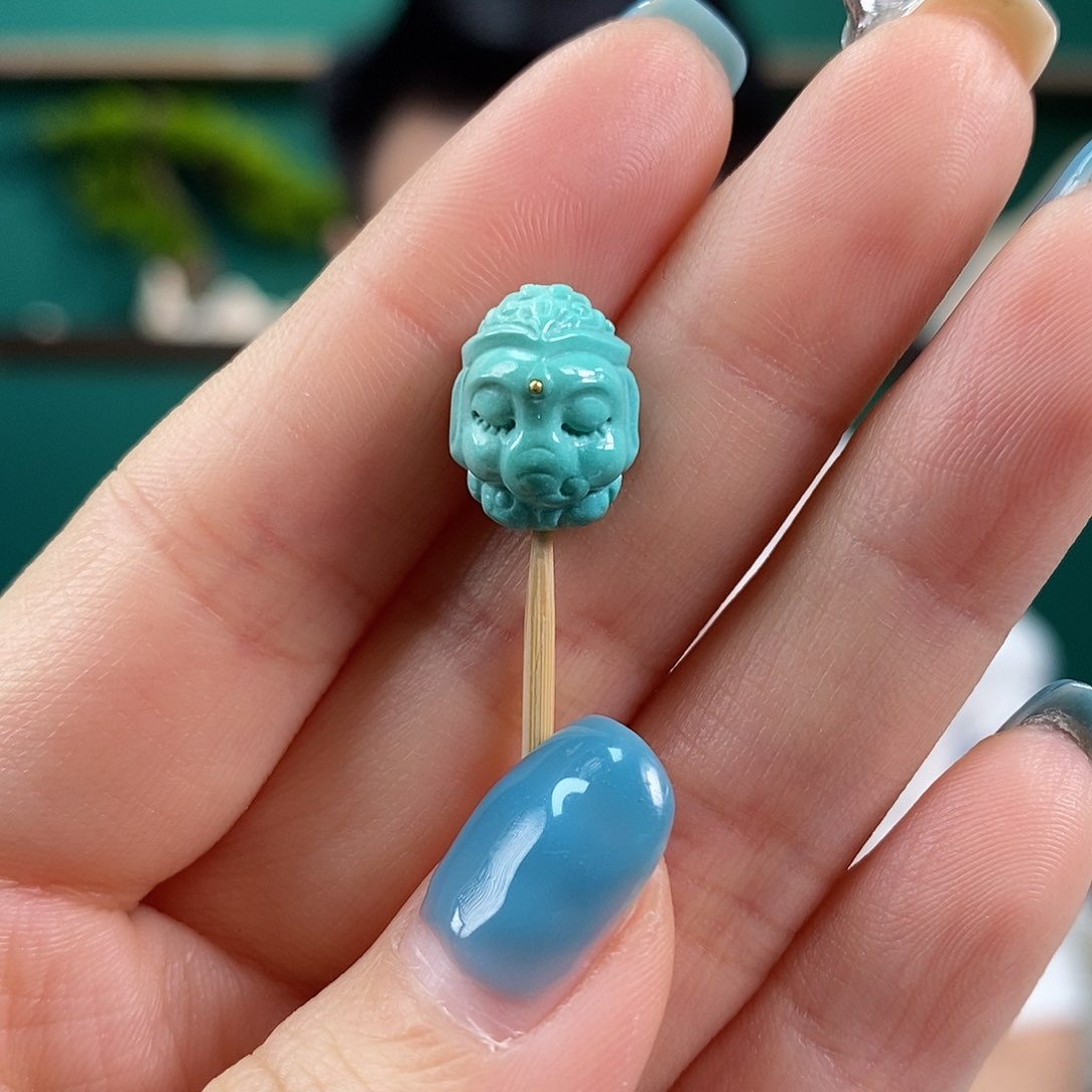 绿松石珠宝奇石未镶嵌