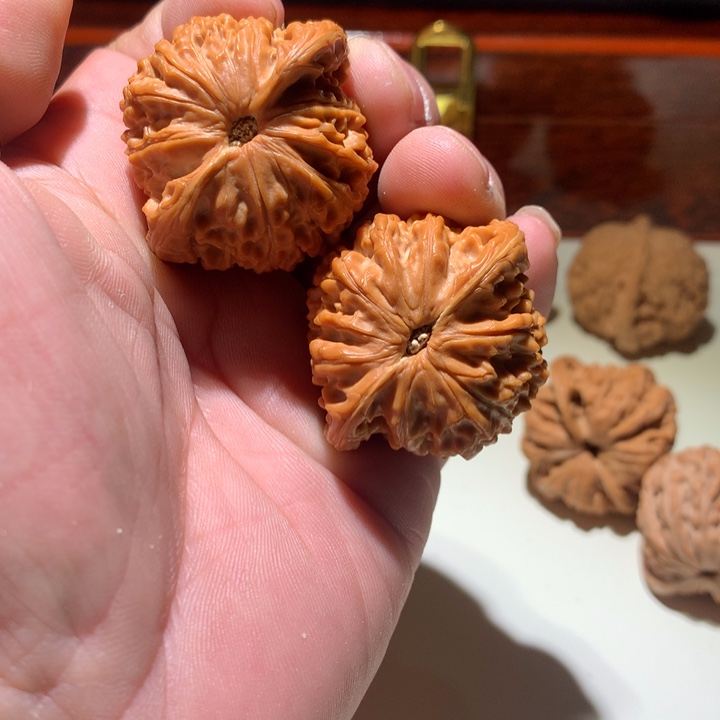 文玩核桃把件海**空磨盘