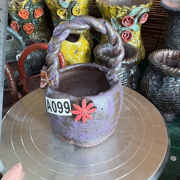 内口7高8高15粗陶手工