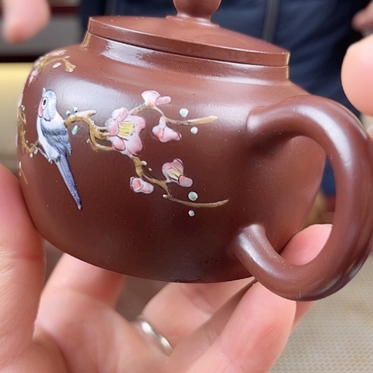 紫砂茶壶今天不来