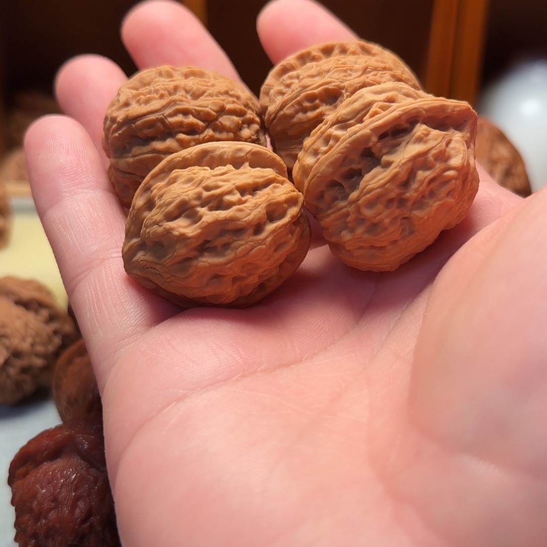 帝***蟹把件文玩核桃原树野核火麒麟马虎