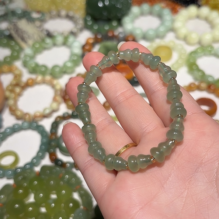 蛇纹石玉未镶嵌手串