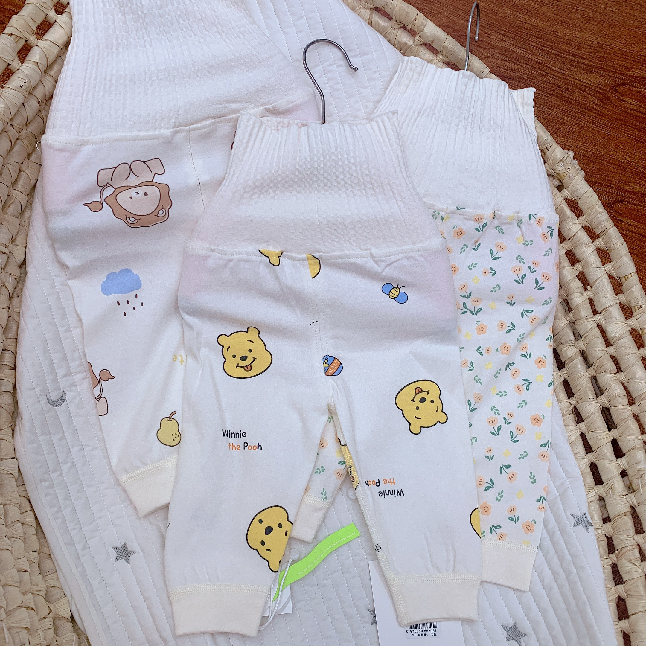 裤子32019宝宝纯棉纯棉秋裤婴幼儿单件秋衣护肚秋裤高腰单秋裤