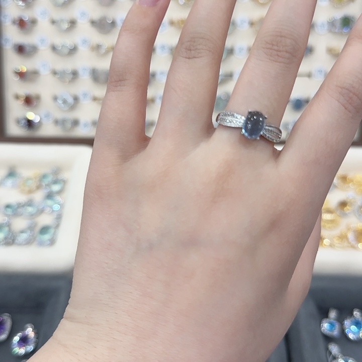 蛇纹石玉戒指手链项链银S925镶嵌西*.