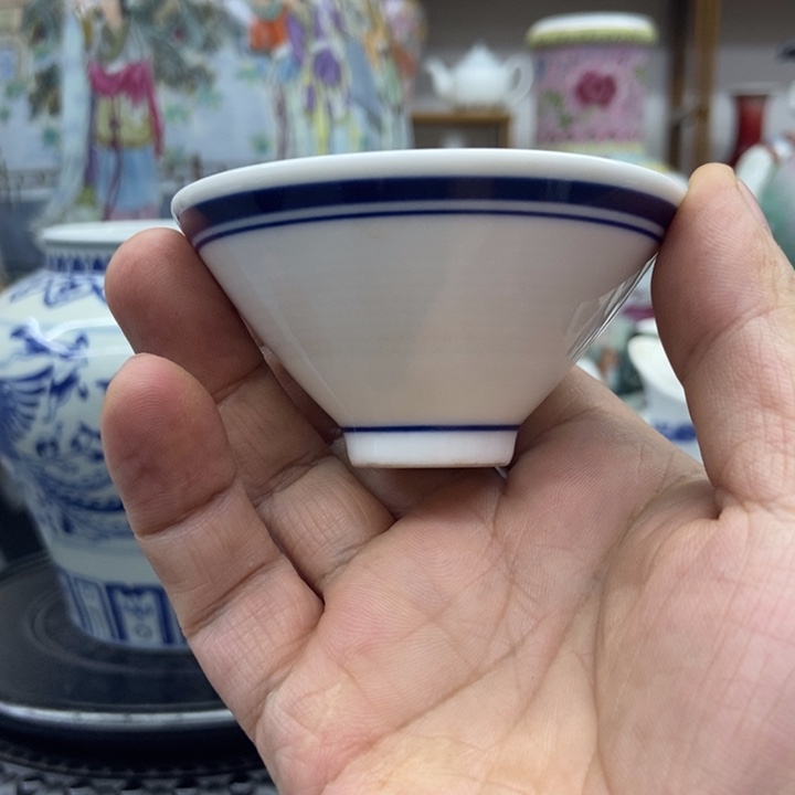 用***5景德镇釉中青花陶瓷花瓶