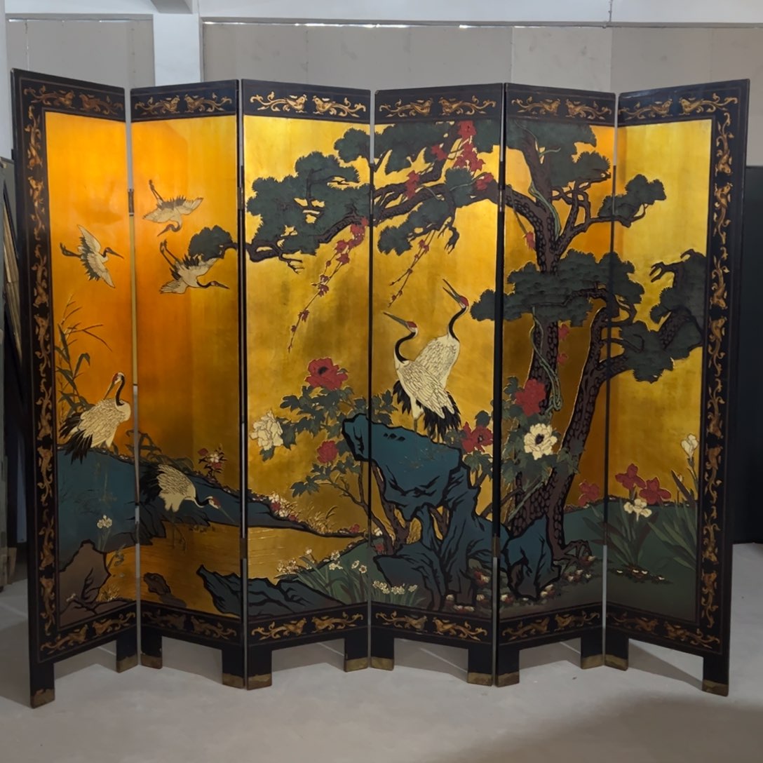 绘画屏风框画油画版画日本回流