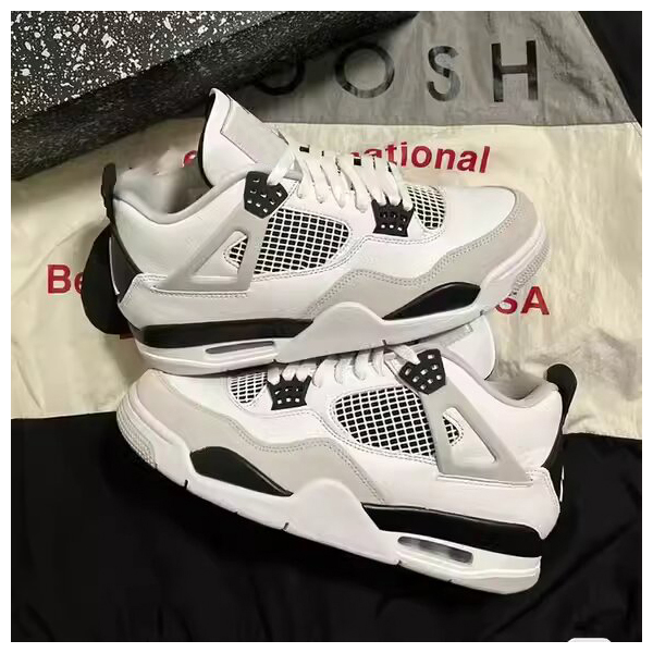 【高品质】AJ4白水泥男女款篮球鞋黄电母男士休闲运动鞋时尚板鞋男