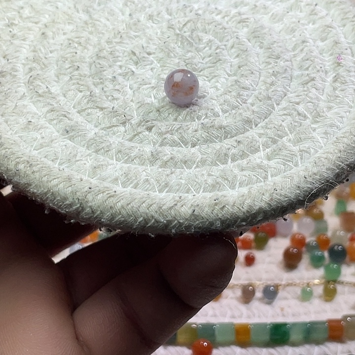 翡翠散珠未镶嵌定制翡翠卡8.6