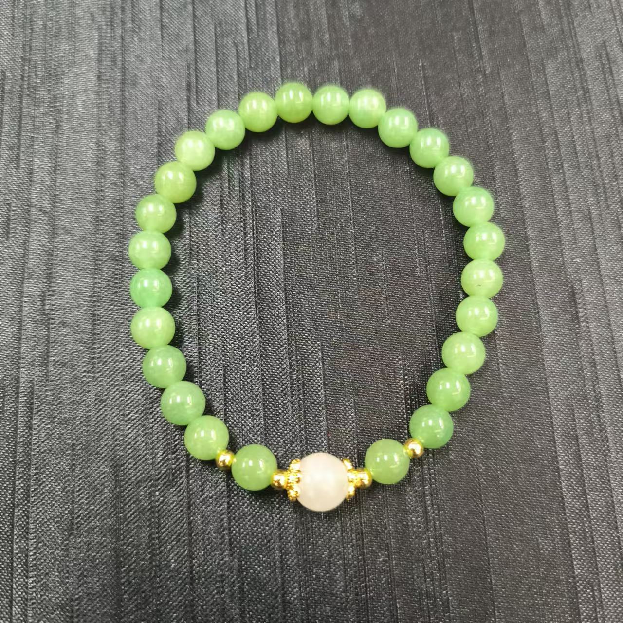 碧玉手串6m+*（多样性单个发货）b12