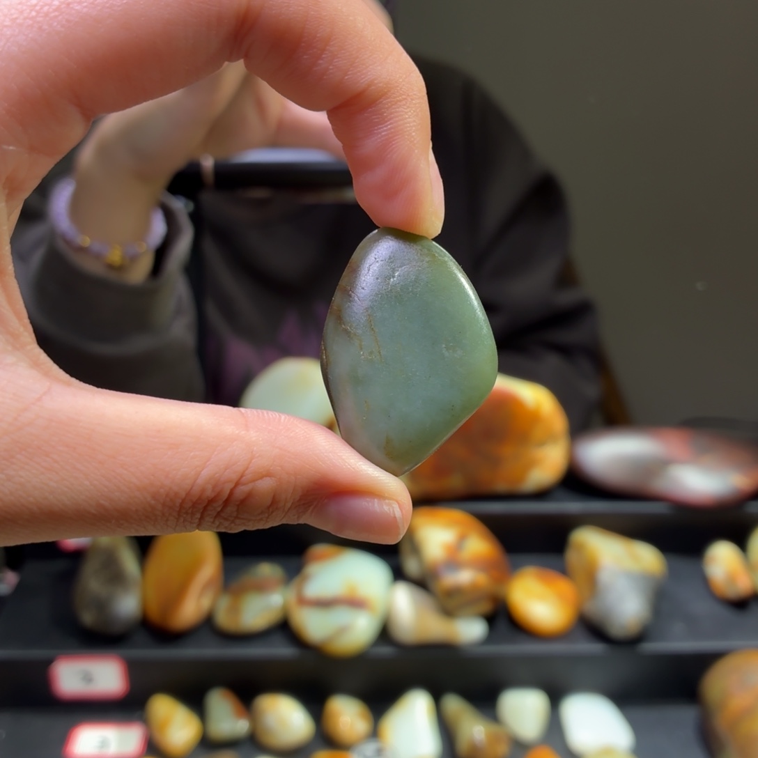 和田玉未镶嵌挂件26.5