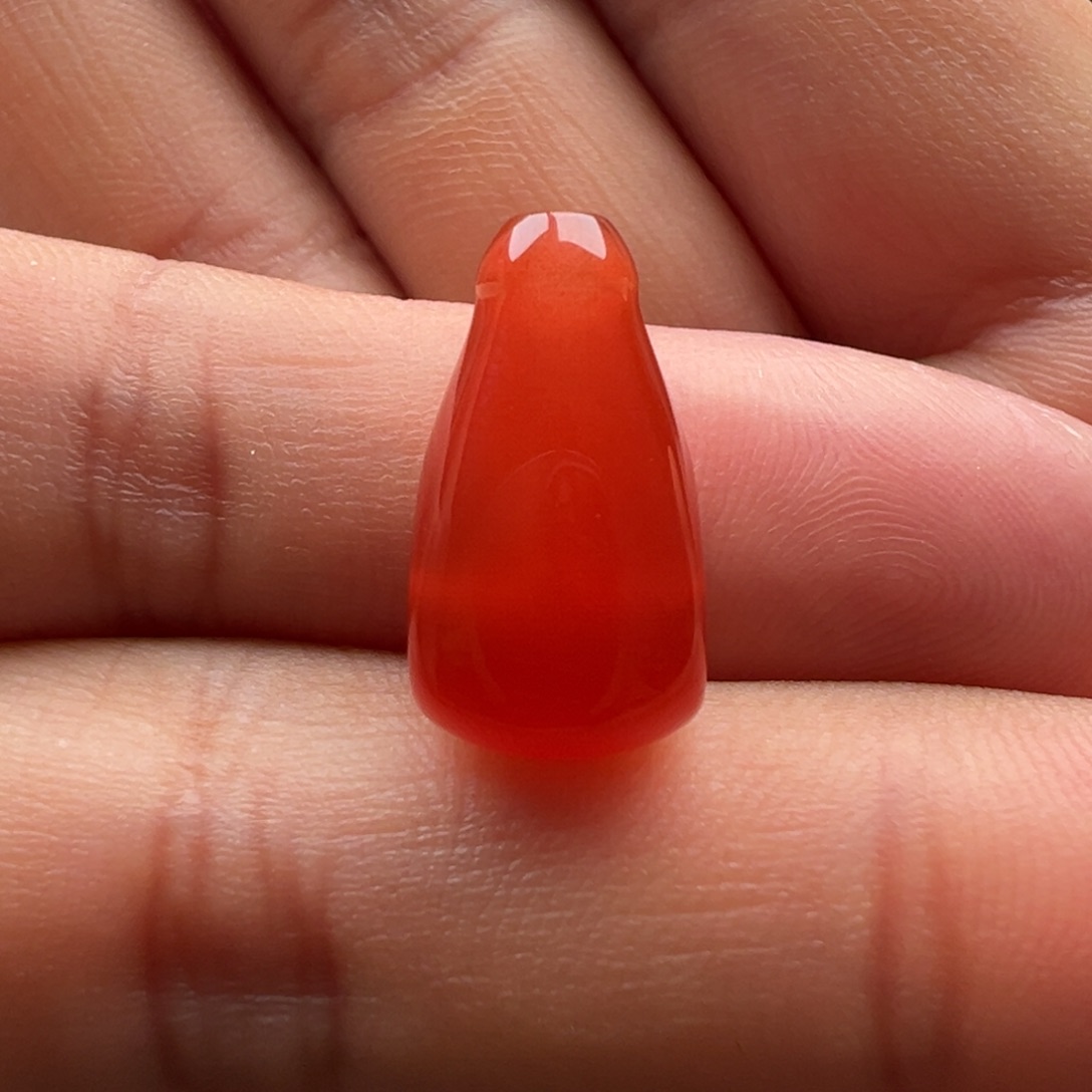 南红玛瑙未镶嵌三通9.8