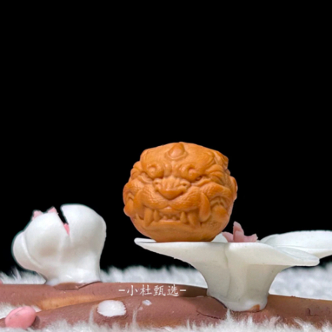 猴头聚宝盆雕刻吞噬单颗