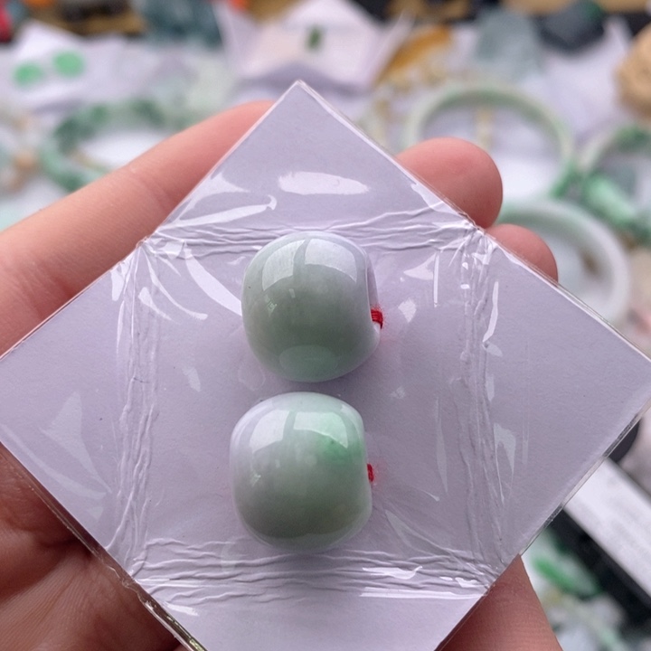 翡翠吊坠(不含链)未镶嵌天然缅甸翡翠A货