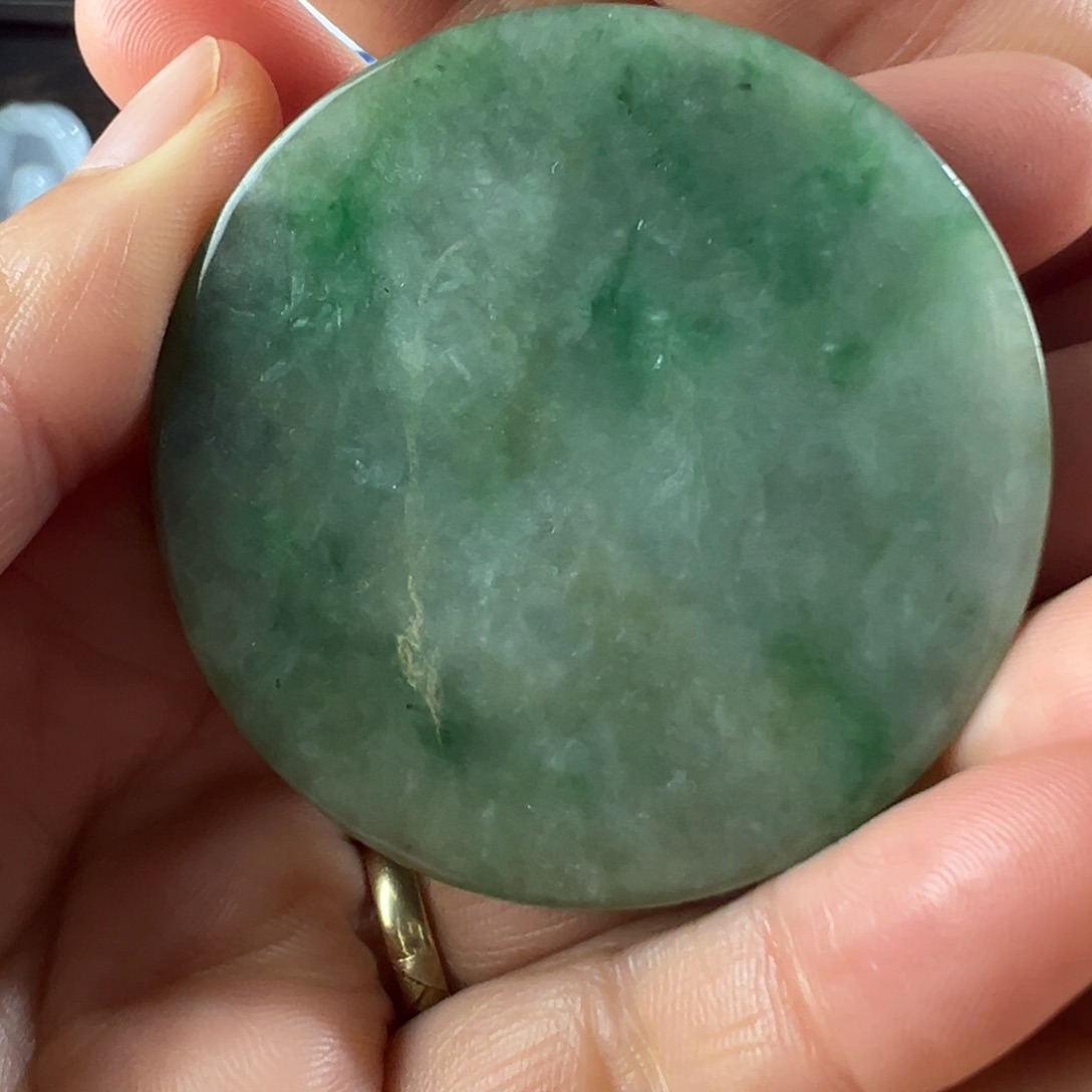翡翠未镶嵌手镯天然翡翠挂件