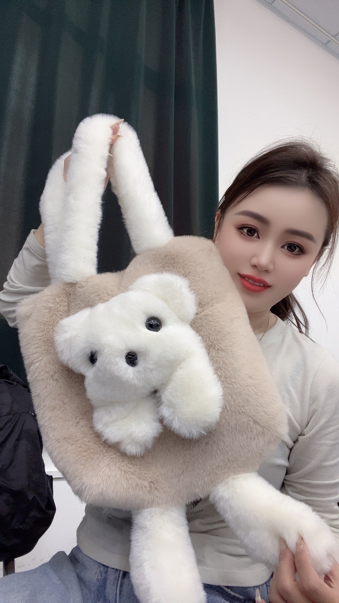 小熊出没欧货爆款毛毛包包