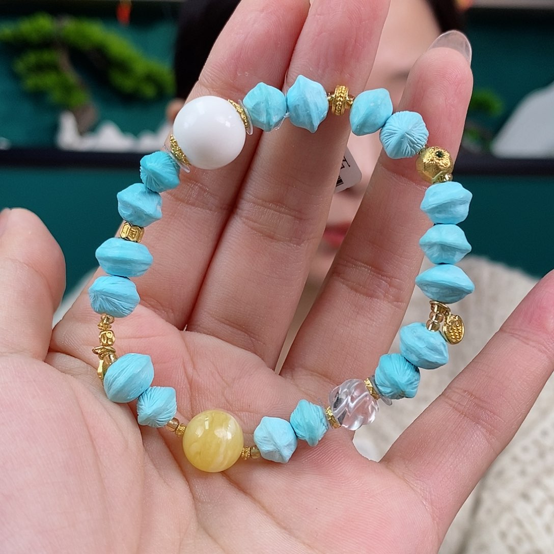 绿松石珠宝奇石未镶嵌