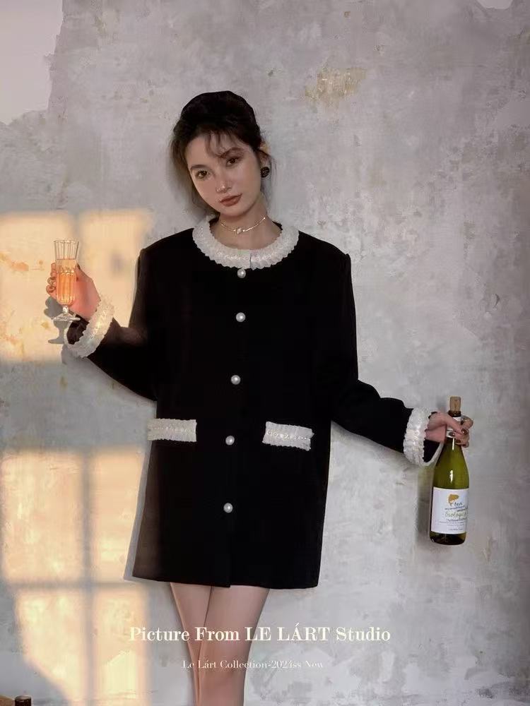 叮咚一布气质短款时尚秋冬休闲外套ol