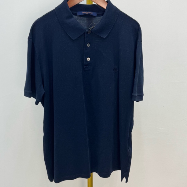 99新 LouisVuitton/路易威登 刺绣logo polo衫 L码/0371