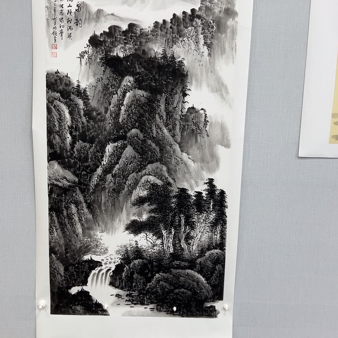 大***汇国画国画作品纯手绘