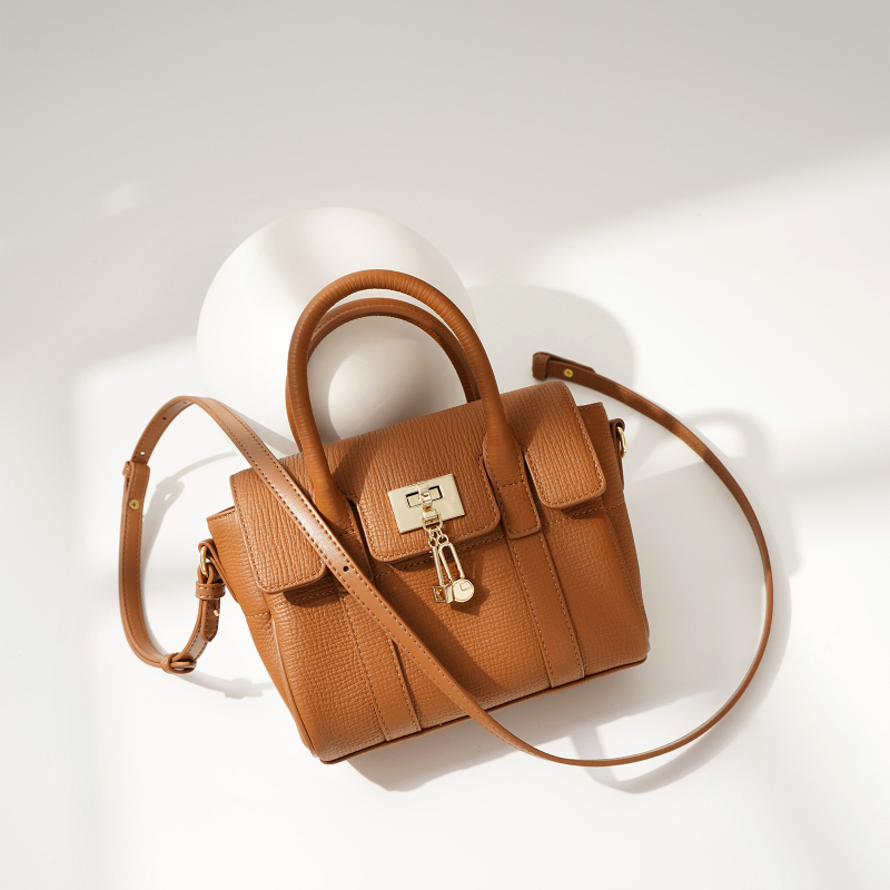 【云云甄选】ZG-9604-焦糖-轻奢时尚女士新款单肩斜挎包